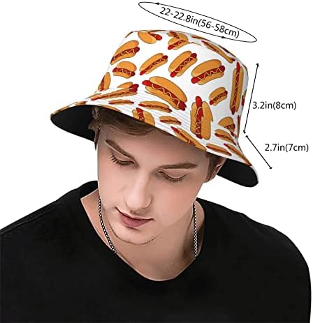 Музички рок doodle корпа капа плажа за патувања рибарски капа, спакувана сончева капа капа за унисекс жени мажи