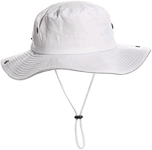 Boonie Sun-Hat за мажи корпа Шапка Широк Сон Сонце капа со УВ заштита за риболов пешачење сафари