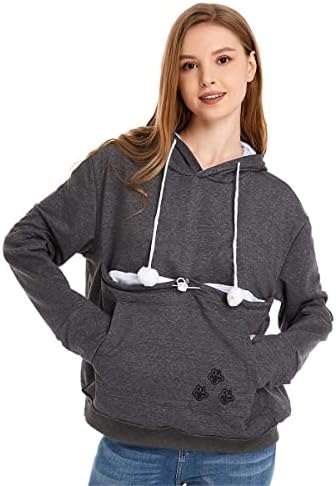 Мачка кучиња торбичка со кукави со кукави за домашно милениче торбичка за џемпер за маичка за кученца носач за носач на пулвер кошула