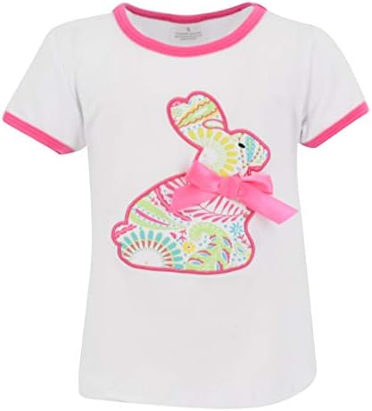 Единствени бебешки девојчиња Пајсли Велигденска зајаче велигденска облека