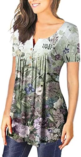 Блузи со кратки ракави жени искривени длабоки V вратот тркачки тркала, цветни брендови врвови од камизоле маици тинејџерски девојки