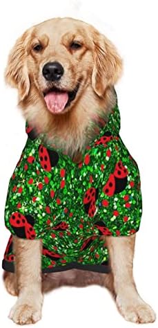 Голем Куче Дуксер Беспрекорно-Место-Црвено-Животинско Милениче Облека Џемпер Со Капа Мека Мачка Облека Палто Голем
