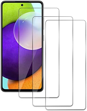 Aleecyn 3 Пакет Компатибилен За Samsung Galaxy A52 5G/A52/A53 5G, Заштитник На Екранот Од Калено Стакло, Стакло СО Тврдост 9H,