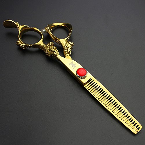 6 -инчен салон за коса професионално фризерски ножици Јапонија 440C сечење и слабеење ножици