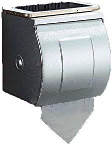 SXNBH Држач За Тоалетна Хартија-Држач За Тоалетна Хартија Со Капак Нерѓосувачки Челик Простор За Масло Алуминиум Водоотпорен