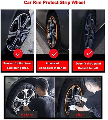 Заштита на тркала од тркала од 16-20инч за заштита на тркала за заштита на тркала за автомобили, сет од 4, легура на тркалото на раб