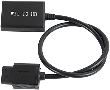 AV адаптер за игра Dauerhaft, поддршка 1080p за Wii to HD мултимедијален интерфејс конвертор на конвертор и конверзија на сигнал професионален