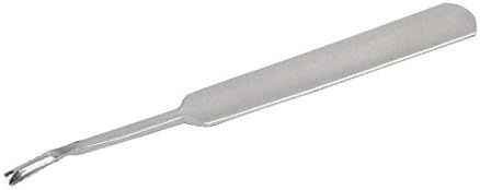 X-gree 95mm должина v во облик на облик на шевови Groover Skiving Edge Beveler Hand Tool за кожа (95 mm de longitud en forma