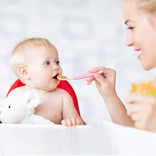 Бебешки Вилушки И Лажици за самохранење-Комплет Прибор За Прибор За Јадење За Деца И Доенчиња, Бебиња Прво Самохрани Садови За