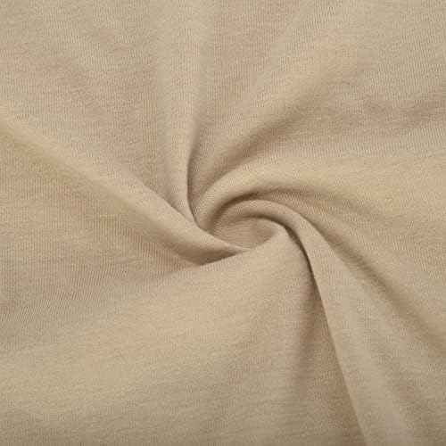 Женски памучен врв краток ракав 2023 V вратот Loveубовен графички ритам бренд блуза кошула за дами лето есен ом ом ом