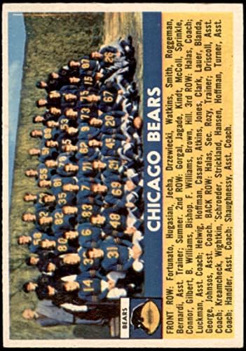 1956 Топпс 119 мечки тим Чикаго мечки екс мечки