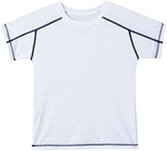 Mufeng деца момчиња лето брзо суви маички за дишење нето-кратки ракави фудбалски фудбалски спортски спортски маица врвна активна