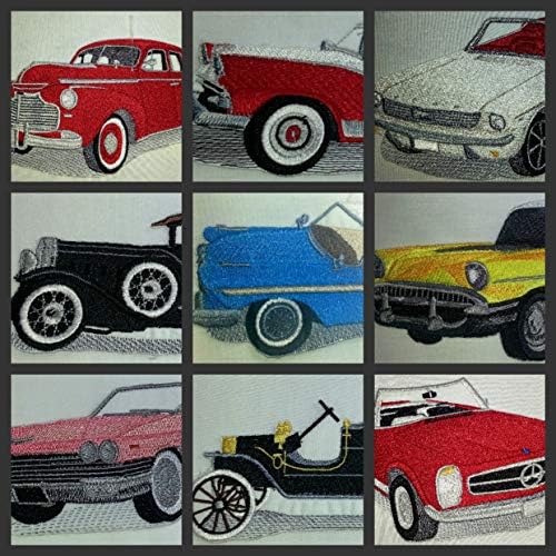 Колекција на класични автомобили [1964 Форд Мустанг] [Американска историја на автомобили во вез] Везено железо на/шива лепенка [6,5
