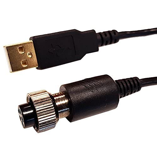 Xinmo замена за плетенка USB кабел PS / 4 за Mad Catz TE2 / TE2+ Аркадни стапчиња долги 6ft со траен конектор за авијатичар
