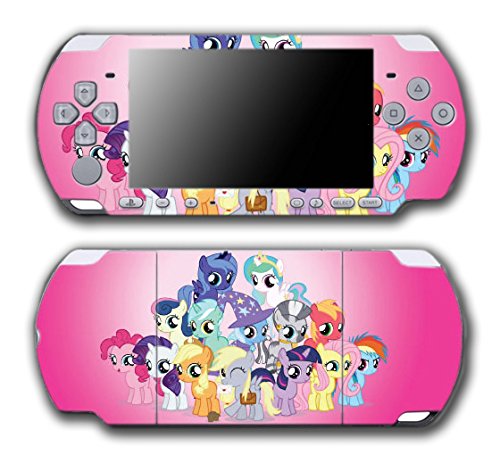 Моето мало пријателство со пони е Magic Mlp пријатели Cutie Marks Video Game Videl Decal Sking налепница за налепница за Sony PSP PlayStation