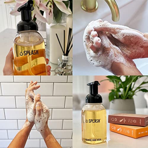 Splash | Пополнувања на таблети за сапуни за пенење на рачни рачни сапуни | 5 пакет - вкупно 40 fl oz | Пластично бесплатно миење на рацете