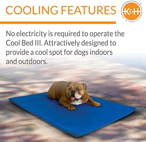 K&H PET производи поладно куче комбо кул кревет III средна и замрзнување на садот за ладење 96 унца