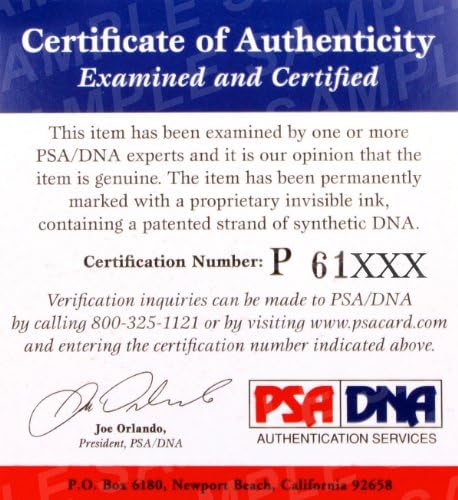 Булдог Тарнер Гроздобер потпишан PSA/DNA 3x5 Индекс картичка Исечете го автограмскиот автентичен - потписи за намалување на NFL
