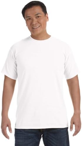 Удобни бои 6.1 мл. Бела маица со боја на облека од рингспун, 2xl
