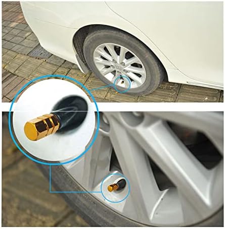 Капчиња за гуми 10 парчиња алуминиумска легура на гумата на гумата на гумата, матични капаци на тркалата, ги опфаќа капачињата на воздушниот