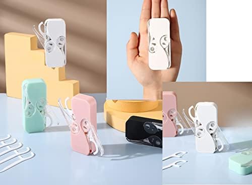 4 Пакуваат диспензерот за кутии за стоматолошки кутии - Dental Flays Picks Dispenser Protable - Dental Fless Portable Case - Автоматски организатор