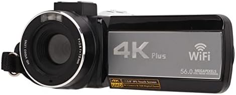 Камера за видео рекордер, лесен IR Night Vision 4K 56MP HD камера за патување за патување