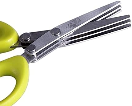 NC Мултифункционален мулти-слој не'рѓосувачки челик нож со повеќе слој кујнски ножици за готвење ножици за готвење