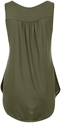 Летни резервоари за жени обични v вратот цврста боја лабава вклопена маица за вежбање фахион удобна симпатична летна туника врв