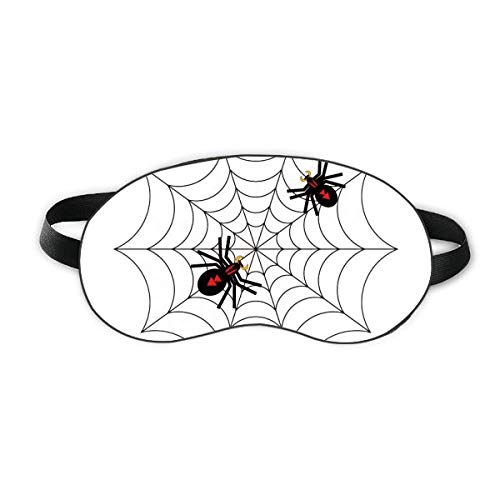Инсекти пајак црна пајажина илустрација за спиење на очите штит мека ноќно слепење на сенка на сенка