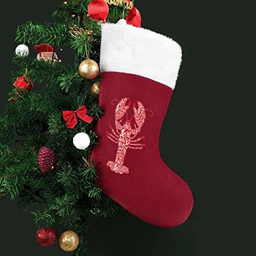 Мир Loveубов со лакови Божиќ, виси чорапи за порибување за Божиќно дрво од камин