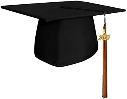 2023 година за дипломирање на Борита, долга 9 инчи, мешана во боја, црна/портокалова боја