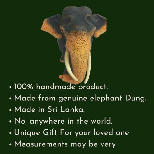 Рачно Изработен Слон Измет Слон/Рачно Изработен Слон Измет домашен декор/Совршен И Уникатен Подарок за Љубителот На Слонот.