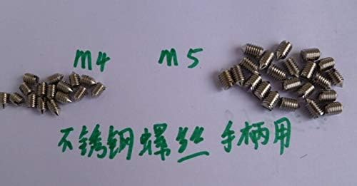 Завртки мешавини од 200 парчиња тапа од не'рѓосувачки челик M45 M58 секој вид 100 парчиња