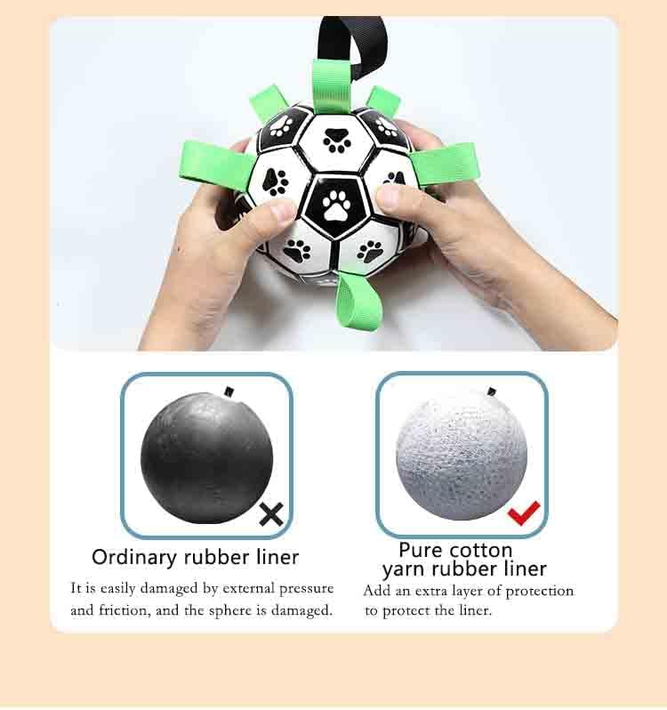 Канмилар кучиња играчки Фудбалска топка, интерактивни играчки за кучиња за воена војна, подароци за роденден на кученца, играчка за кучиња,