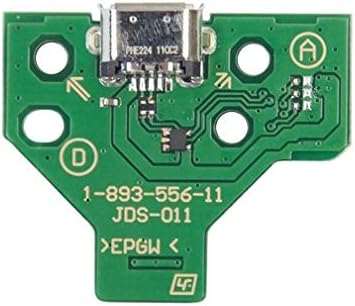 1PCS USB за полнење на приклучокот за полнење на портата JDS-011 за контролорот на Sony PS4 + 12 пински кабел S мини одбор високи перформанси