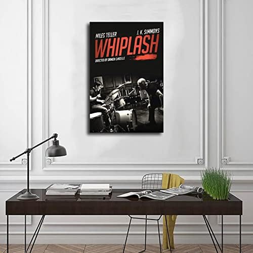 Постери за инспиративни филмови Whiplash постер гроздобер постер музика постер плака плака за спална соба декор спортски пејзаж канцеларија