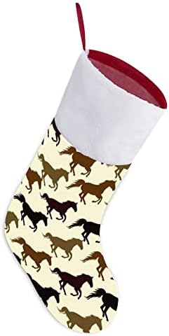 Тркачки коњ Божиќно порибување Божиќни чорапи, торбичка куќа семејство Божиќ декор