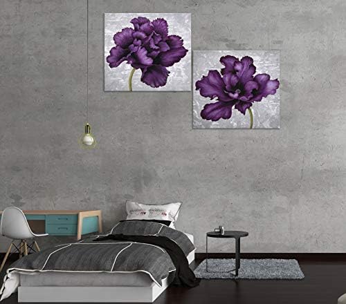 Виолетова цветна wallидна уметност декор платно сликање кујна отпечатоци за домашна трпезарија за живеење