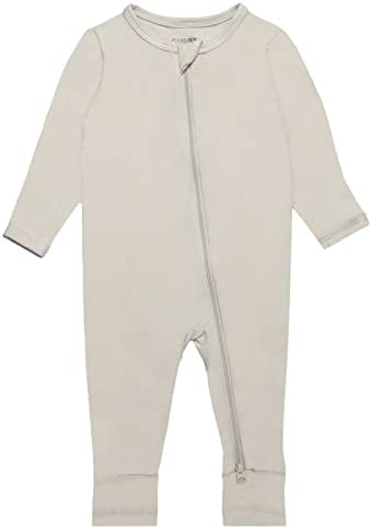 Guisby Bamboo Бебе ромпери, пижами без нозе 2 пат патент со долг ракав за спиење