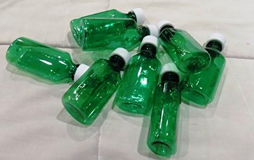 4 унца зелена дипломирана овална пластична медицина шишиња и капачиња многу од 50 фармацевтски одделенија
