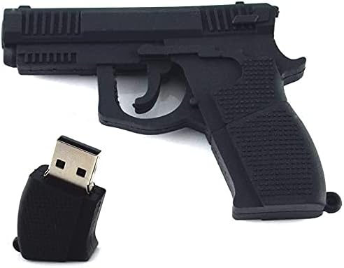Вутек 64гб Силиконски Револвер Пиштол Новина USB Флеш Диск