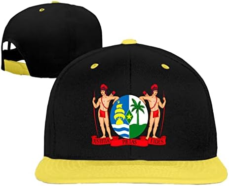 Национален Амблем На Суринам Хип Хоп Капа Капи Момчиња Девојки Опремени Капа Бејзбол Капи
