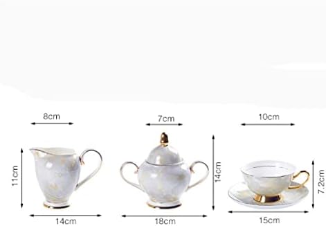 Lkyboa мермер порцелански кафе сет чај сет керамички чај сет сад чаша керамичка чаша чајничка забава чај сет кафе