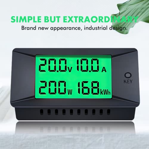 DC 0 ~ 300V 300A LCD Display Monitor Monitor Monitor, дигитален амперметар волтметар мултиметарски тестер за напојување на батеријата,