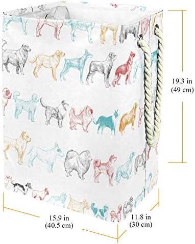 Unicey цртање боја куче со голема големина на алишта за складирање на алишта за спална соба за бебиња расадник