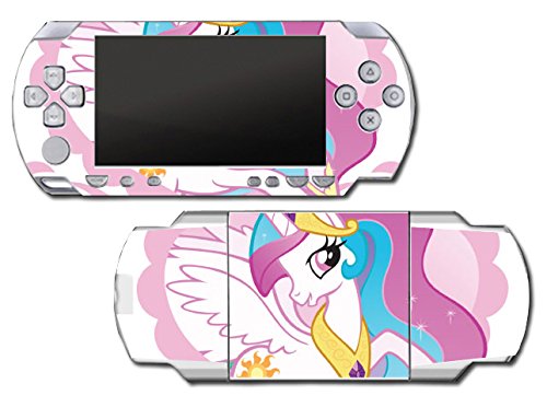 Моето мало пријателство со пони е Magic Mlp Princess Celestia Video Game Vinyl Decal Sking налепница за покритие за Sony PSP PlayStation Protable