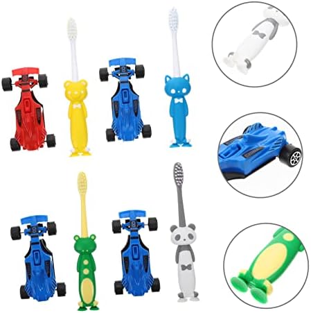 Hemoton 4 поставува детски четки за заби за чистење играчки за деца за деца за деца, за мали средства за чистење на автомобили