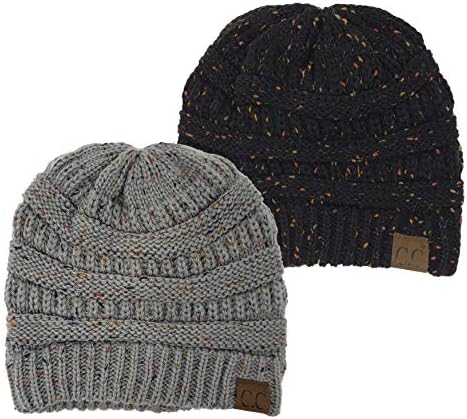 Фанки Junуники конфети плетени збирки на гравки дебела мека топла зимска капа - унисекс