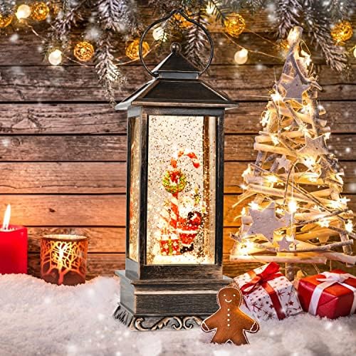Драгхаус пеење музички осветлен Божиќен снежен човек, водена вода, сјајно вртење на снежен свет, со музика Божиќна декорација и подарок Снежен