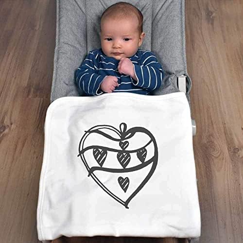 Бебе ќебето „срца во срце“ / шал